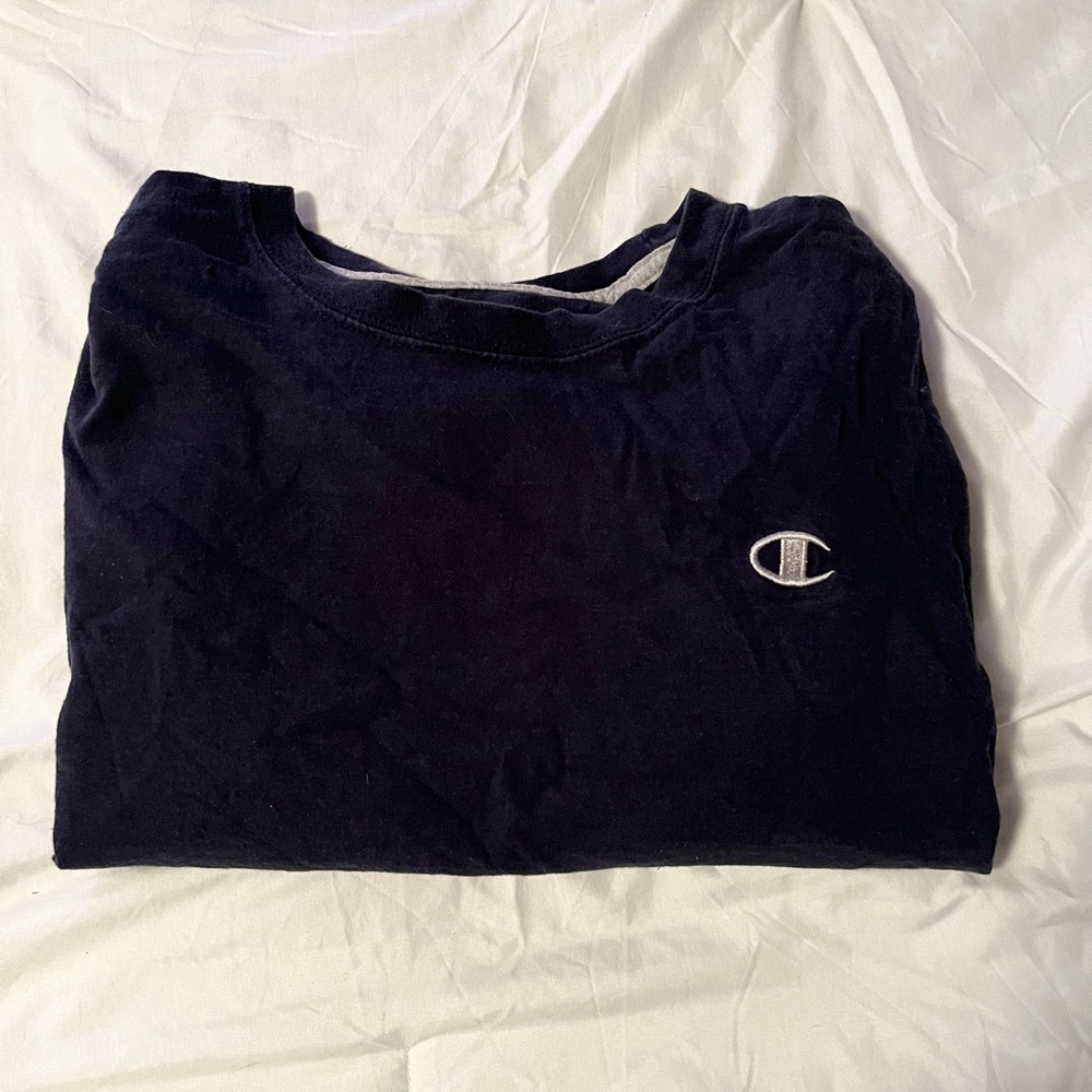 Champion Dark Navy Blue Long Sleeve